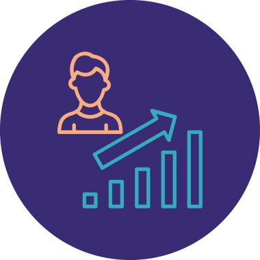 İş simgesinin vektör illüstrasyonu