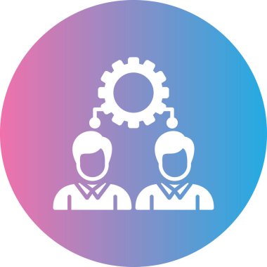 Takım simgesi vektör illüstrasyonu