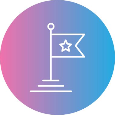 Bayrak ve vektör illüstrasyonu