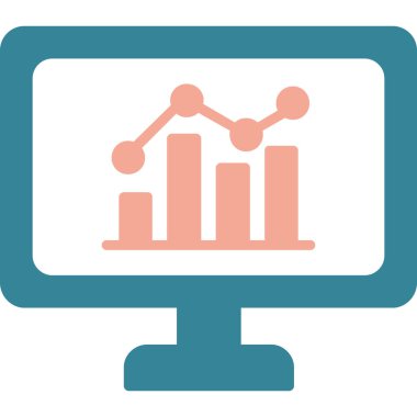 analiz simgesi, vektör illüstrasyonu