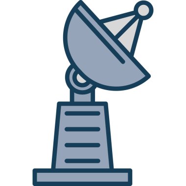 Uydu anteni. Basit resimleme