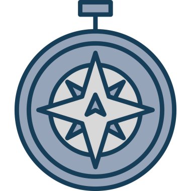 Pusula simgesi vektör resimlemesi