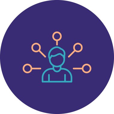 seo modern simgesinin vektör illüstrasyonu