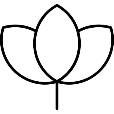 Doğa bitkisi ikonu. Beyaz arkaplanda izole edilmiş web tasarımı için bahçe vektör simgesi