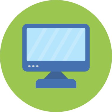 bilgisayar izleyici vektör simgesi