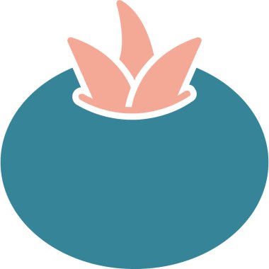 Bir bitkinin vektör illüstrasyonu