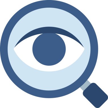 Göz simgesi vektör illüstrasyonu