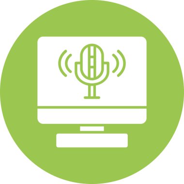 Bir radyonun vektör illüstrasyonu