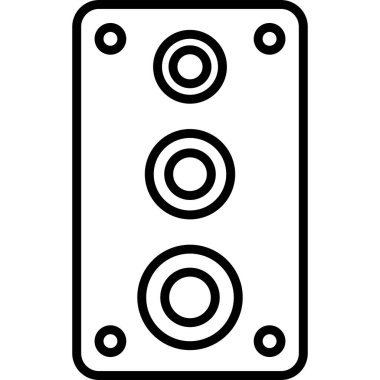 Kamera. Web simgesi basit illüstrasyon