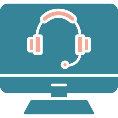 Bilgisayar. Web simgesi basit illüstrasyon