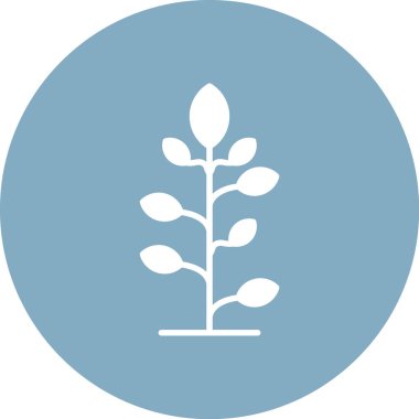 Bitki simgesinin vektör illüstrasyonu