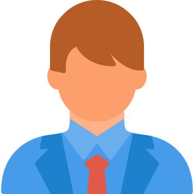 işadamı avatar karakter simgesi