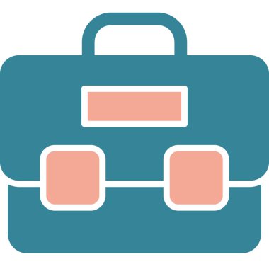 evrak çantası vektör simgesi modern basit vektör illüstrasyonu