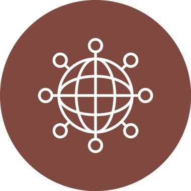 vektör Dünya simgesi illüstrasyonu