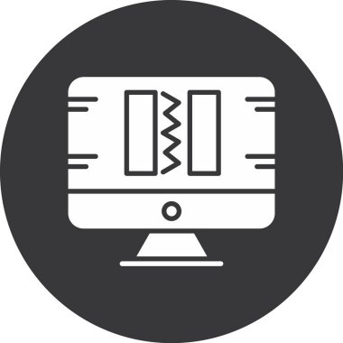 seo modern simgesinin vektör illüstrasyonu