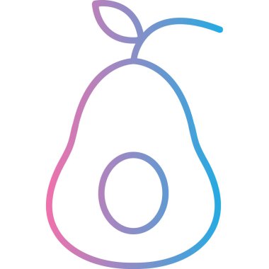 Elma ikonu. Basit resimleme