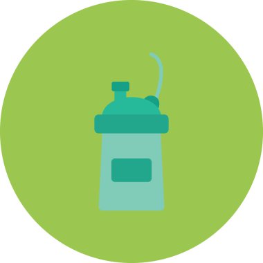 Bebek şişesi. Web simgesi basit illüstrasyon