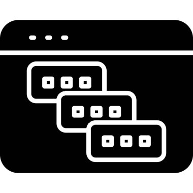 seo modern simgesinin vektör illüstrasyonu