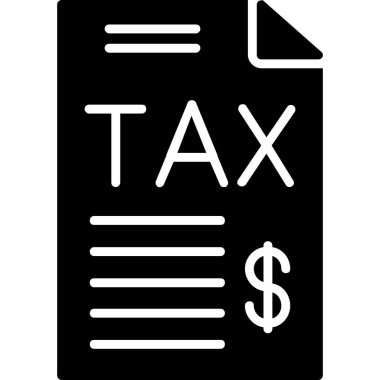 işletme vergisi simgesi vektörü