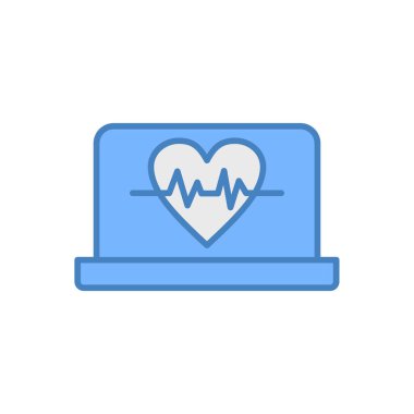 tıbbi simge vektör çizim tasarım ile kalp