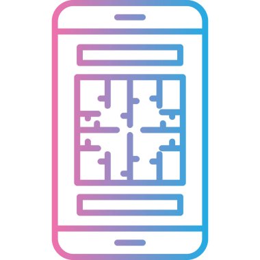 Vektör Mobil simge illüstrasyonu