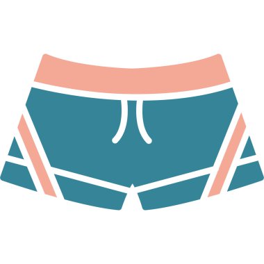 Kısa simge vektör illüstrasyonu