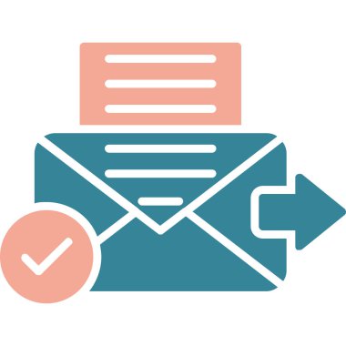 e- posta harfi vektör çizgisi simgesi
