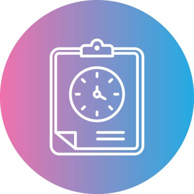 vektör saat resimleme