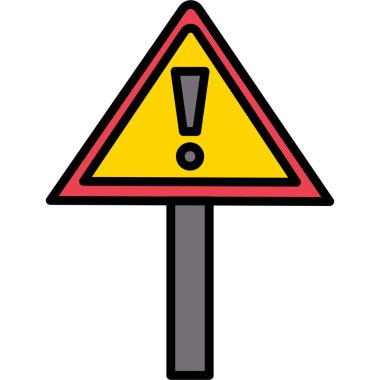 Uyarı işareti vektör simgesi