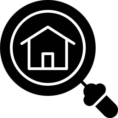 Ara. Web simgesi basit illüstrasyon