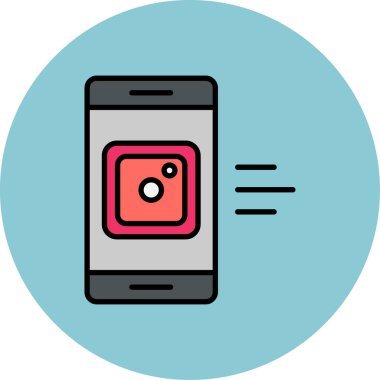 Vektör Mobil simge illüstrasyonu