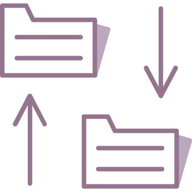 Dosya. Web simgesi basit illüstrasyon