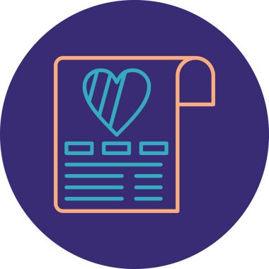 Bir harfin vektör illüstrasyonu