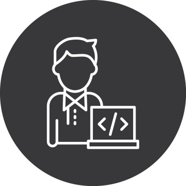 seo modern simgesinin vektör illüstrasyonu