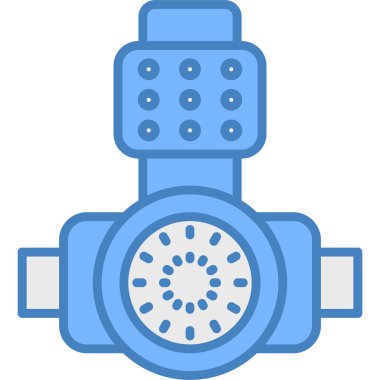 Gaz boru Vana simgesi