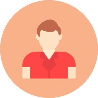 İnsan simgesinin vektör illüstrasyonu