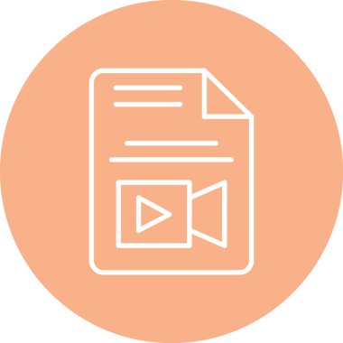 Dosya. Web simgesi basit illüstrasyon