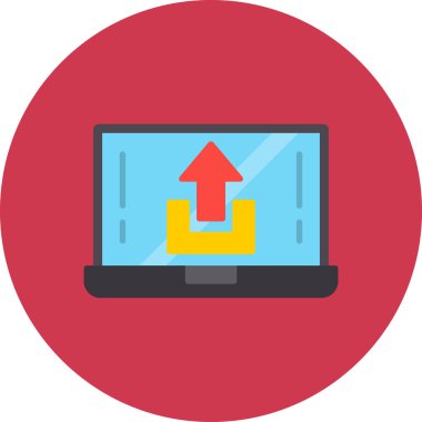 Düz vektör simge yüklemek