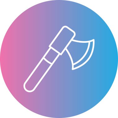 Balta. Web simgesi basit illüstrasyon