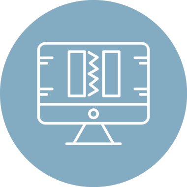 Seo simgesinin vektör illüstrasyonu