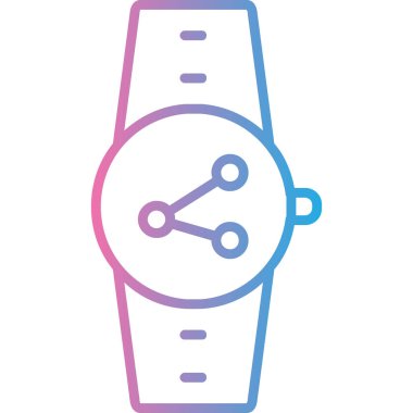 izle simge vektör illüstrasyonu