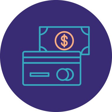 para simgesi, basit illüstrasyon tasarımı