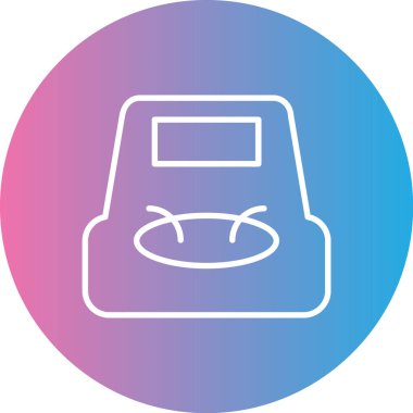 Modern b 'nin vektör illüstrasyonu eksik simgesi