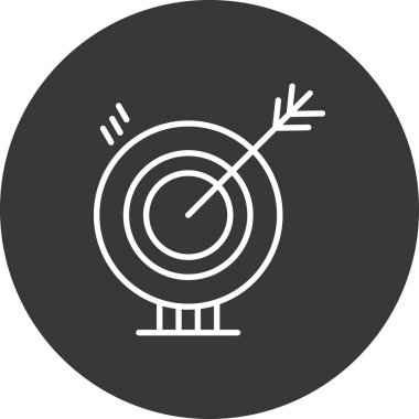 Bir kuş simgesinin vektör illüstrasyonu