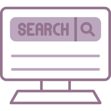 Moda tasarım vektörü arka planında arama simgesi. Büyüteç simgesi... arama vektörü simgesi, web sitesi için modern düz sembol, mobil,