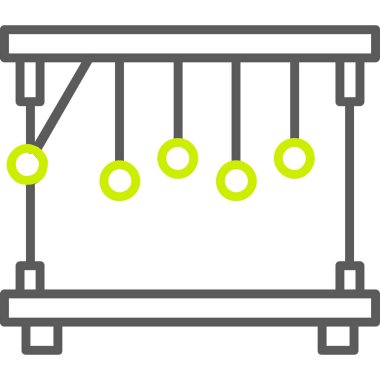 Abaküs. Web simgesi basit illüstrasyon