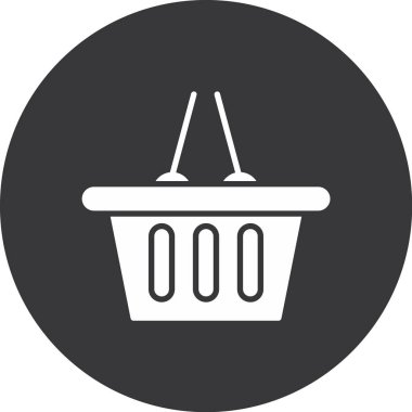 Alışveriş sepeti simgesini, basit tarzı