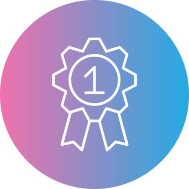 Ödül. Web simgesi basit illüstrasyon