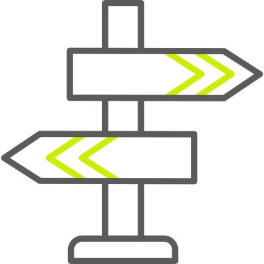 Yol işaretleri simge vektör