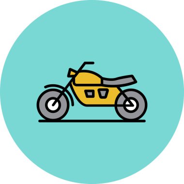 Bisiklet. Web simgesi basit illüstrasyon